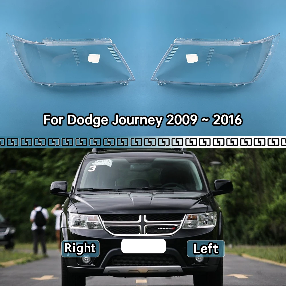 

For Dodge Journey 2009 2010 2011 2012 2013 2014 2015 2016 Headlight Shell Headlamp Transparent Lampshade Cover Lens Plexiglass