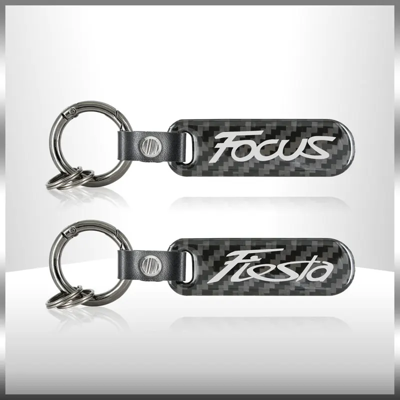 Auto Accessories Car Key Chain Emblem Pendant Key Ring For Fiesta Focus 2 3 MK1 MK2 MK3 MK4 Car Styling Decoration