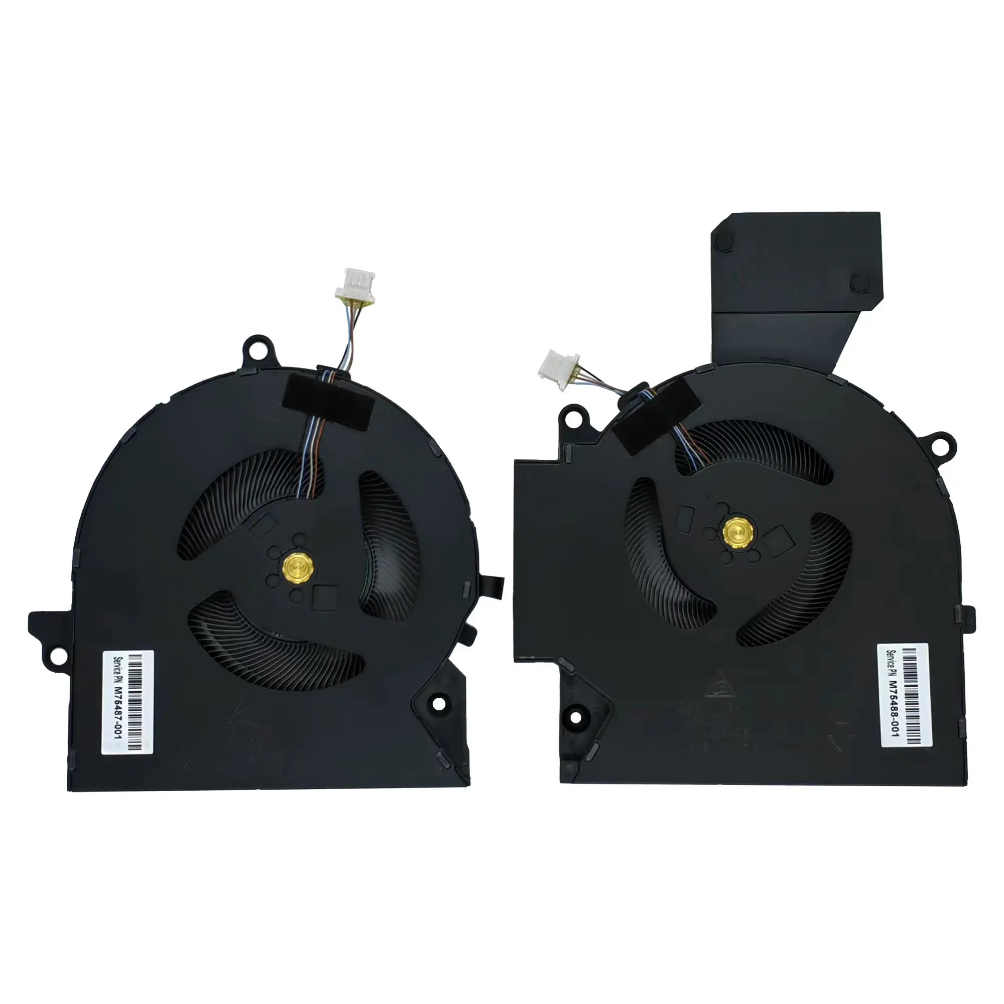 

Новый охлаждающий вентилятор DC12V для процессора и графического процессора HP OMEN 16-B 16-C TPN-Q265 TPN-Q267 M75487-001 ND8CC02-20K25 M75488-001 ND8CC02-20K26 0,5A