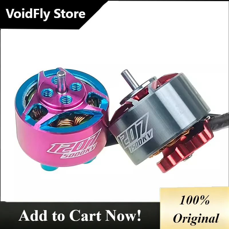 VoidFlyRCINPOWER GTS V2 1207 Brushless Motor For Indoor 2 Inch FPV Drone 2S 3S Racing