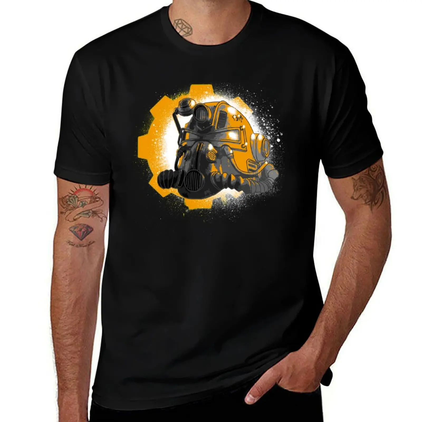 

Power Armor edition T-Shirt man t shirts high quality luxury brand funny t shirts man T-Shirt