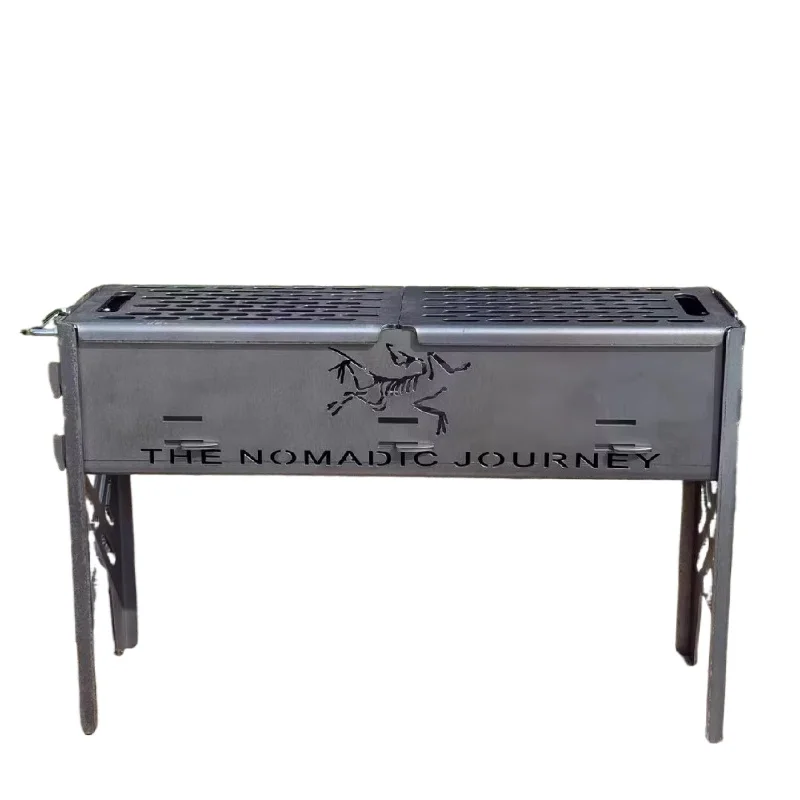 Outdoor Brazier Barbecue Grill Equipment Dismounting Modern Meat Barbecue Grill Lightweight Lron Furniture Parrilla MHSKL
