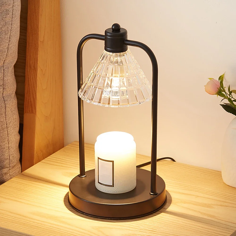 Stylish Wireless Table Lamp, Aromatherapy Warming Lamp, Top-Down Candle Melting Light for Home Decor, Stylish Lamp living room