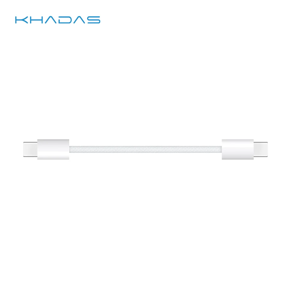khadas New 10CM USB-C to C/Lightning Audio cable is designed for Khadas Tea/Tea Pro MFi authorized,perfect Audio-Data Streaming