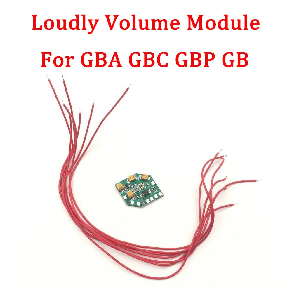 General Loudly volume module for Gameboy GBA GBC GBP GB Game Console Super mini digital amplifier board volume up module