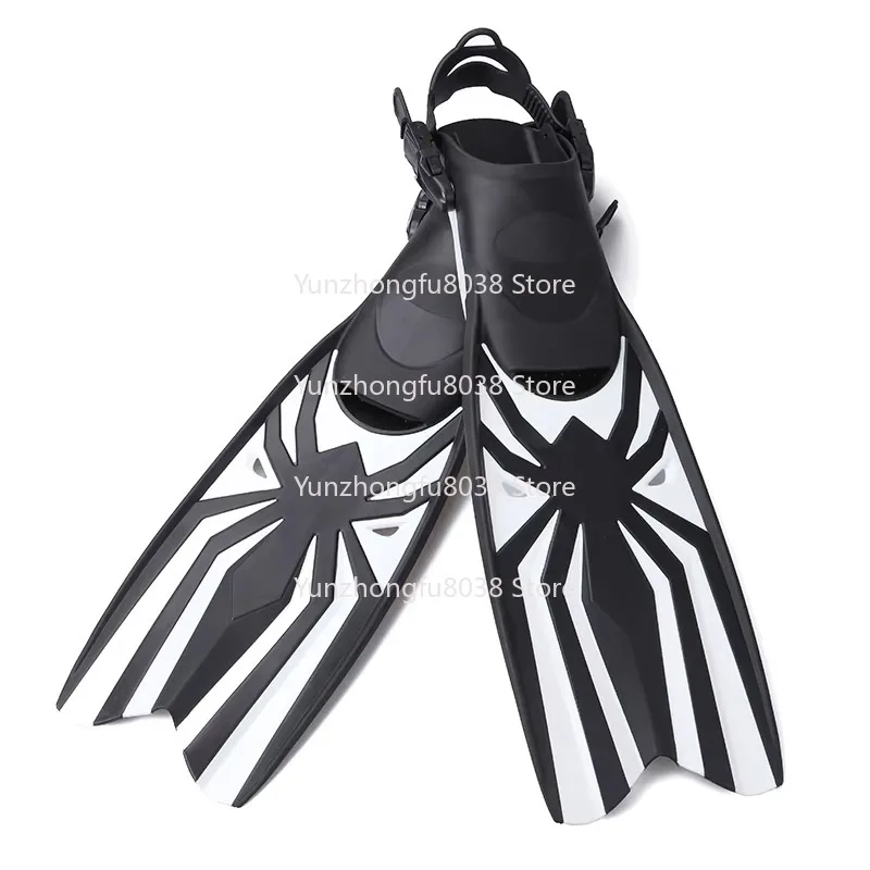 Professional Diving Long-edged Diving Fins, High-quality Snorkeling Diving Swimming Fins, Rubber Material