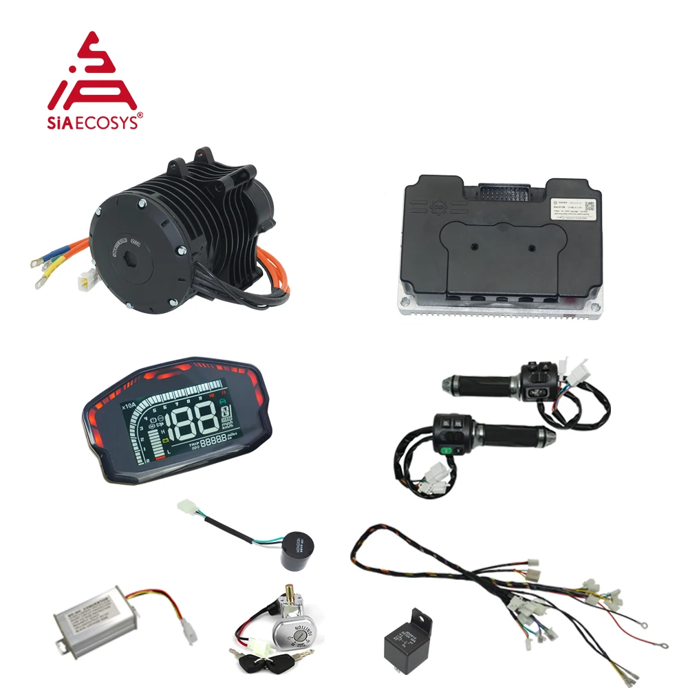 

QS MOTOR 138 3000W V3 5500W Max Continuous 72V 100KPH Mid Drive Motor DKD LCD Controller Fardriver ND72680 New Motorcycle Kits