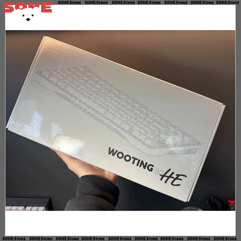 Wooting 80HE Magnetic switch Mechanical Keyboard Gaming Keyboard 8k RGB Valorant FPS Gamer PC Desktop Accessories Keyboard Gifts