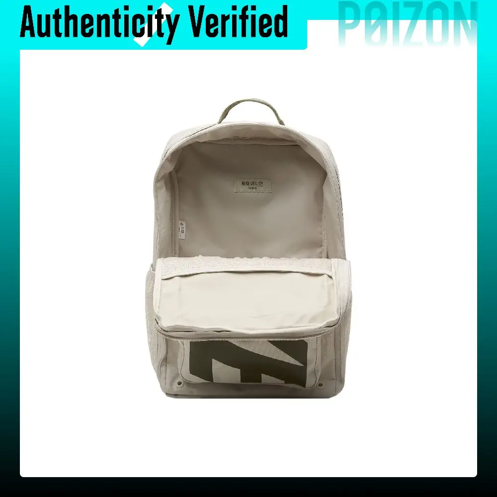 Mochila Nike de Tela con Estampado de Letras Unisex Blanca CZ1247-104