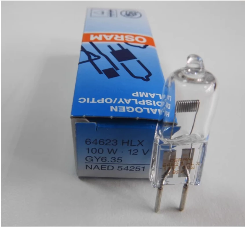 64623 HLX 12V100W GY6.35 NAED54251 Microscope Bulb-2 pcs