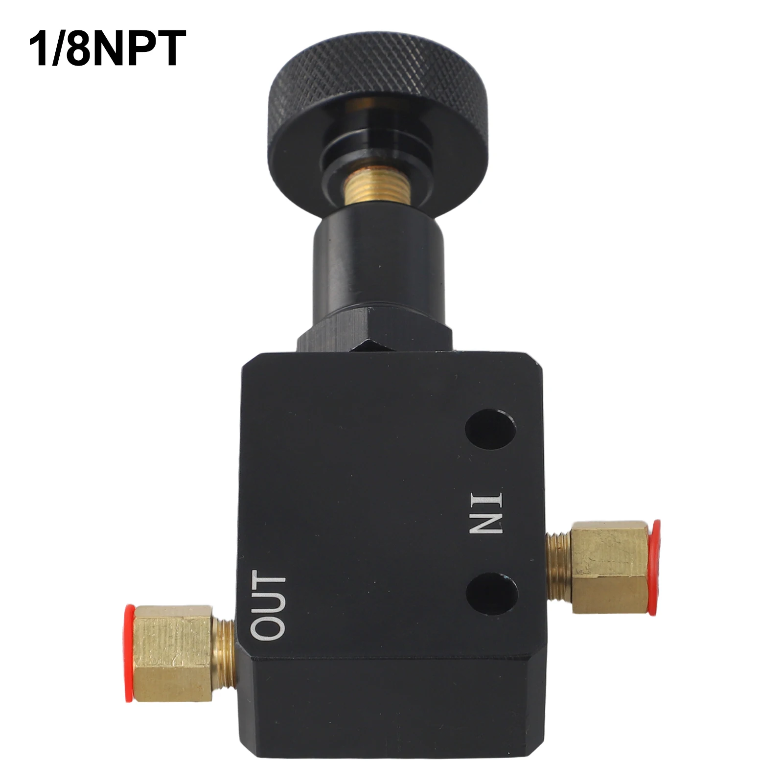 Automotive Adjustable Brake Proportioning Valve 150-1200 PSI Range 1/8 NPT Male Connector for Front Rear Wheel Balance
