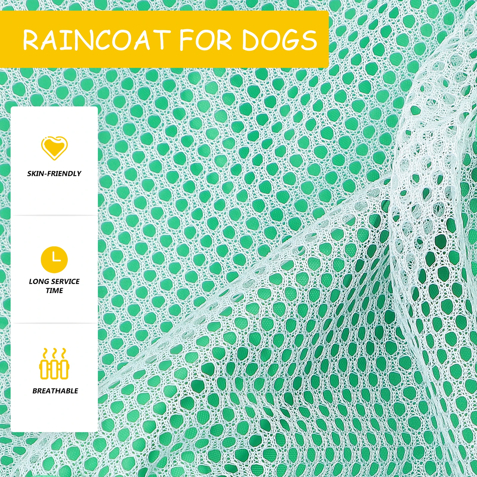

Waterproof Dog Raincoat Hooded Pet Rainwear For Small Medium Large Dogs Outdoor Use Size L Transparent 360° View Raincoats For