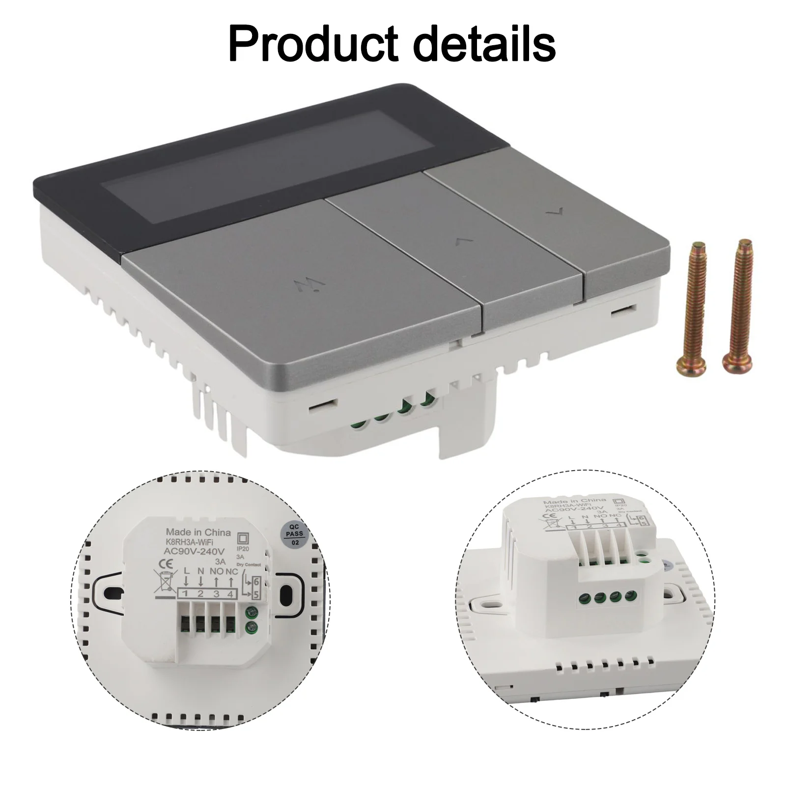 ترموستات التحكم عن بعد عبر التطبيق ترموستات واي فاي ترموستات تكامل المنزل الذكي التحكم الصوتي التوافق #2