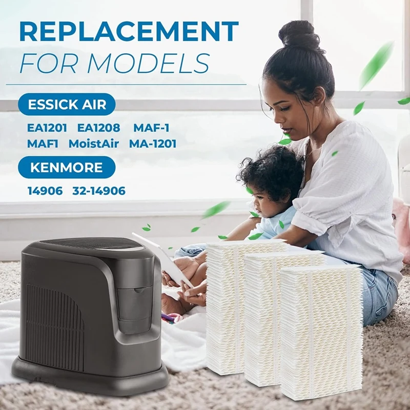 交換用加湿器フィルター,3個,hdc311,ea1201,ea1208,スーパーウィックフィルター