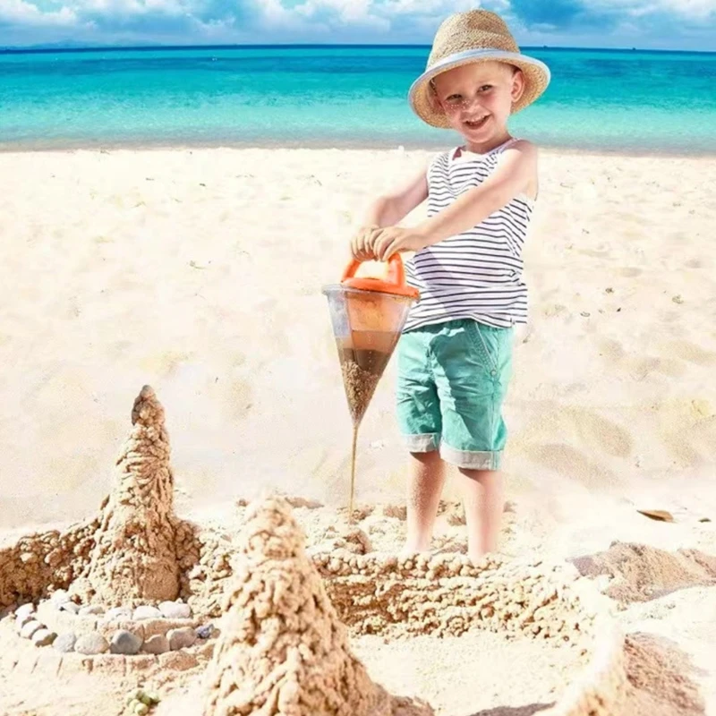 Jouet plage pour enfants Sand Rencontre l'entonnoir sable Gadgets Gadgets Sand Castles Builder