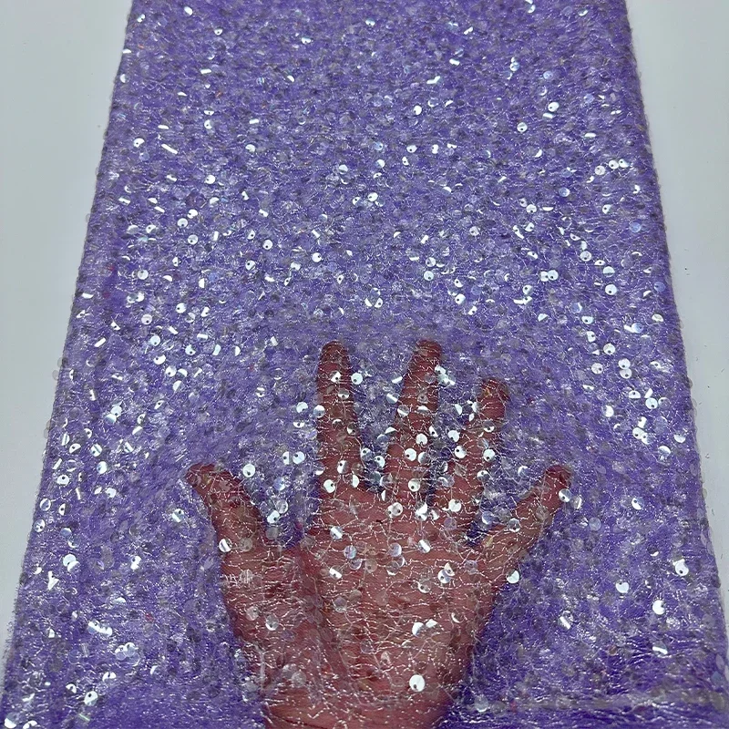 Французская роскошная кружевная сетчатая ткань с блестками, высококачественная африканская кружевная ткань ручной работы с блестками, сетчатая вышивка, шитье своими руками
