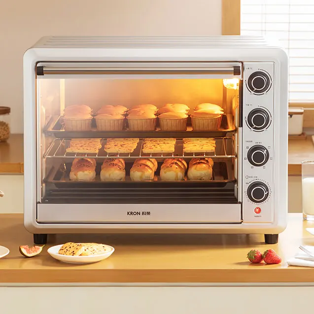 

Home Kitchen Appliance Convection Bakery Countertop Toaster Ovens 60L Electric Bread Pizza Cake Baking Oven For Baking