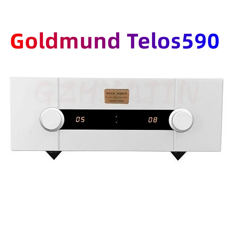 Amplificatore di potenza Hi-end Goldmund Telos590 ad alta definizione Amplificatore per febbre ad alta fedeltà Potenza: 250 W * 2