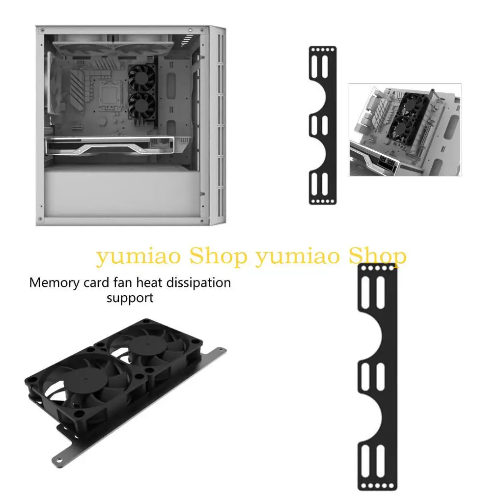 

587B CPU Heat Sink Bracket for DDR DDR2 DDR3 DDR4CPU Heatsink Mounting Bracket Holder