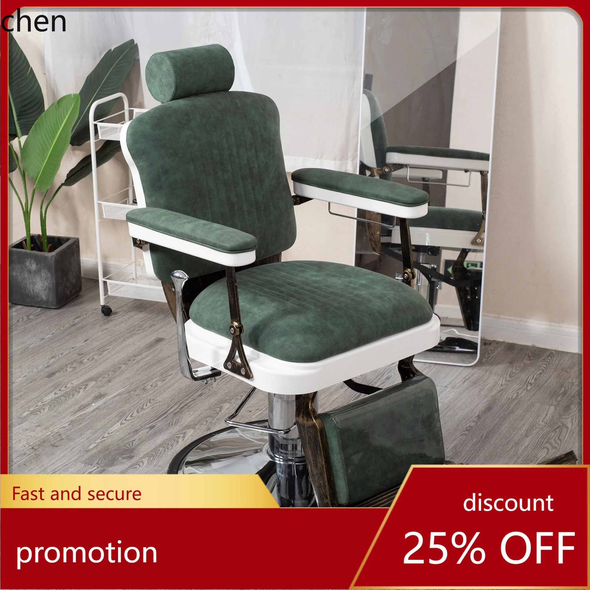 CZ Hydraulic Barber Chair  Professional Retro Hairdressing Chair Salon Beauty Spa Shampoo Equipment Factory Direct Sale