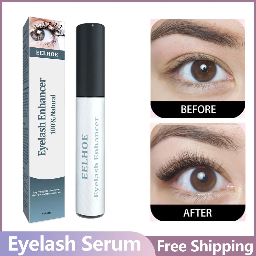 EELHOE 3ml Eyelash Enhancer Serum Lengthening Eyelashes Repair Strengthen Curling Thicken Eye Care Lift Eyelash Growth Essence