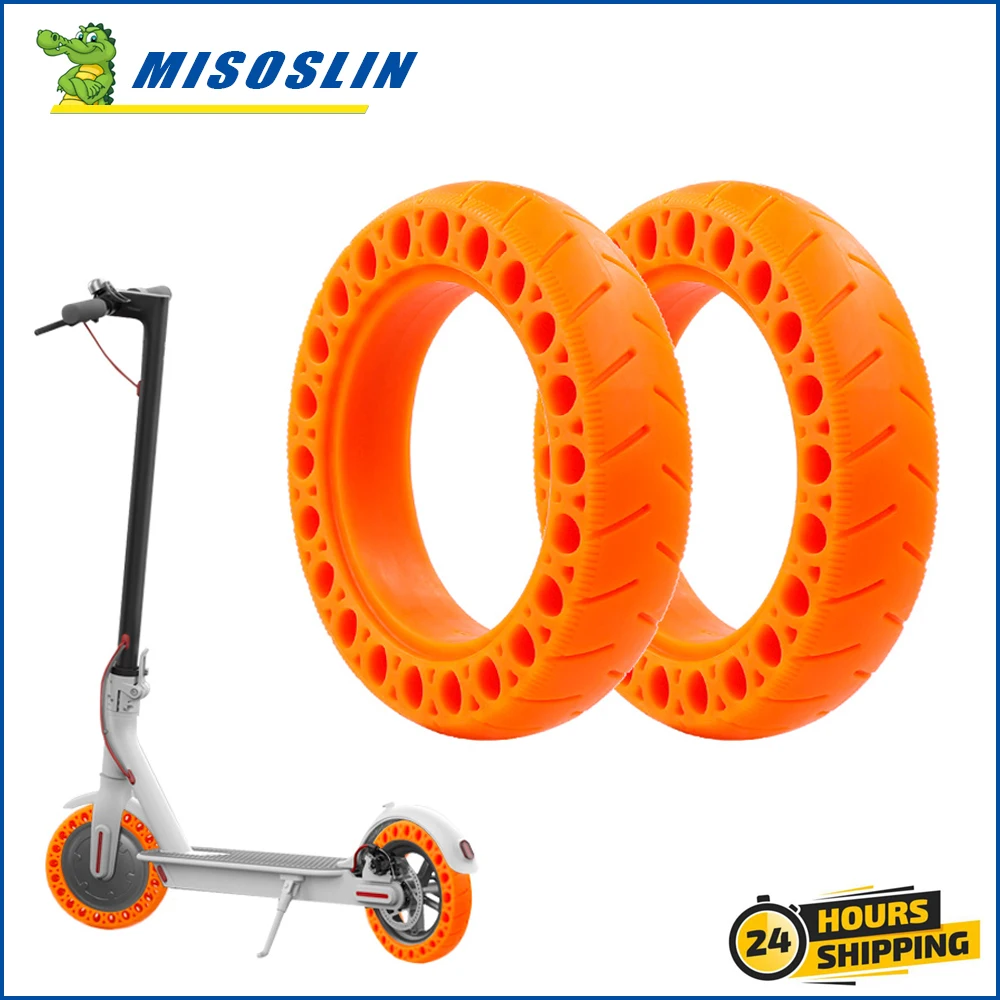 For Xiaomi M365 Electric Scooter 10 Inch Tires Thick Solid Non-pneumatic Tyre Front Rear Tire Solid Wheel Repair Accessory Parts