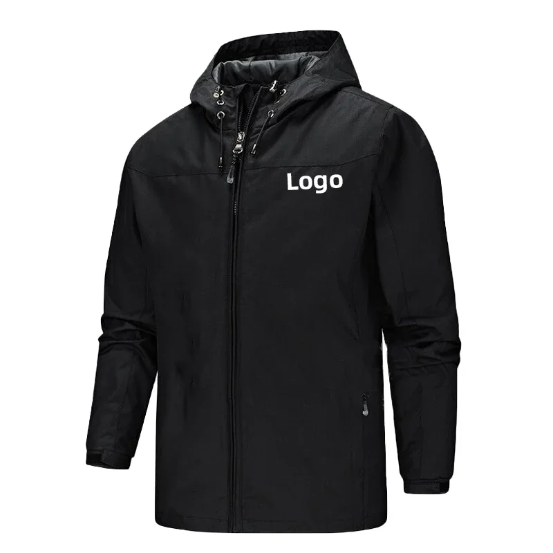 Customize your logo  Jackets Waterproof Windproof Breathable Jacket  Men Fashion Outdoor Mountain Jackets  Training Jackets