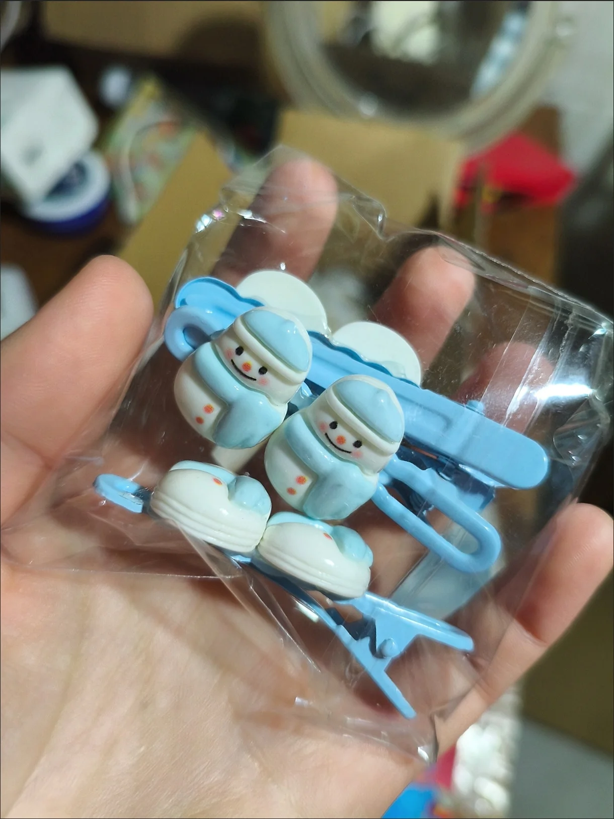 4 قطع الحب والمساحة العميقة Zayne Zaynie الراتنج دبوس الشعر الجبين الانفجارات زائد الجانب كليب قطرة الماء دبوس الشعر الإناث إكسسوارات الشعر