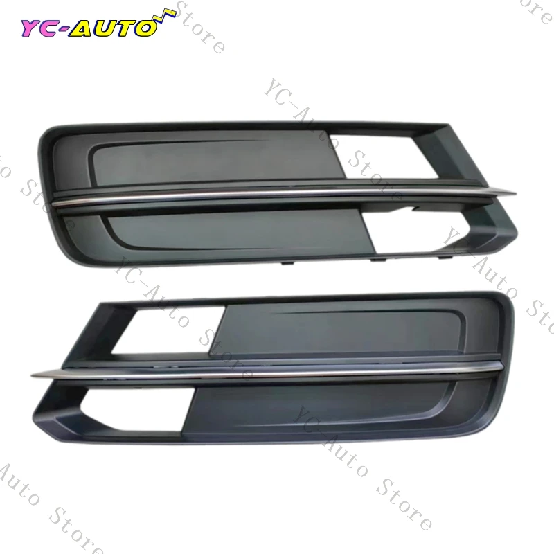 

Front Bumper Fog Light Frame Cover Grille Base Plate Car Accessories For Audi A6 Allroad 2015 2016 2017 2018