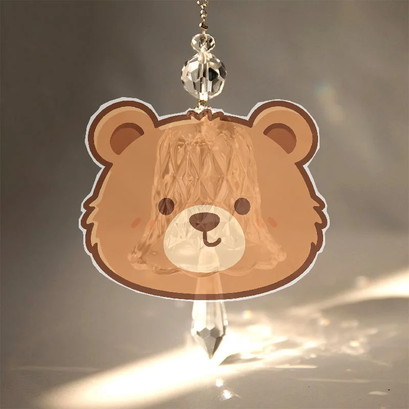 Elegant Crystal Wind Chime Glass Bell Suncatcher Hanging Decoration For Home Garden Christmas Gift Idea Crystal Bell Wind Chim