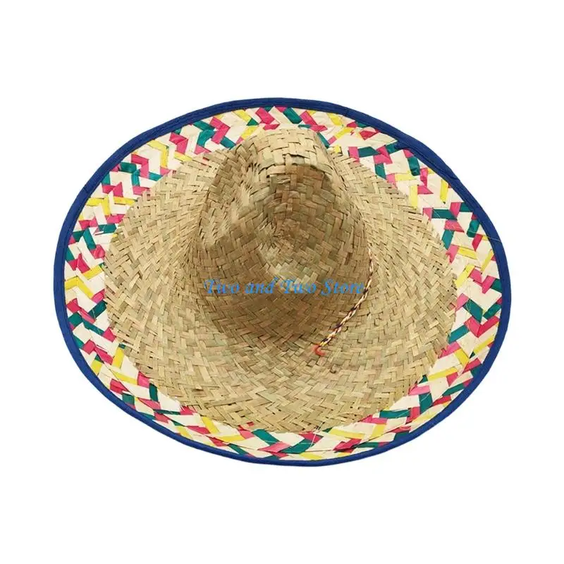

HX6F Practical Woven Hat Lightweight Design Excellent For Summer Sun Exposure