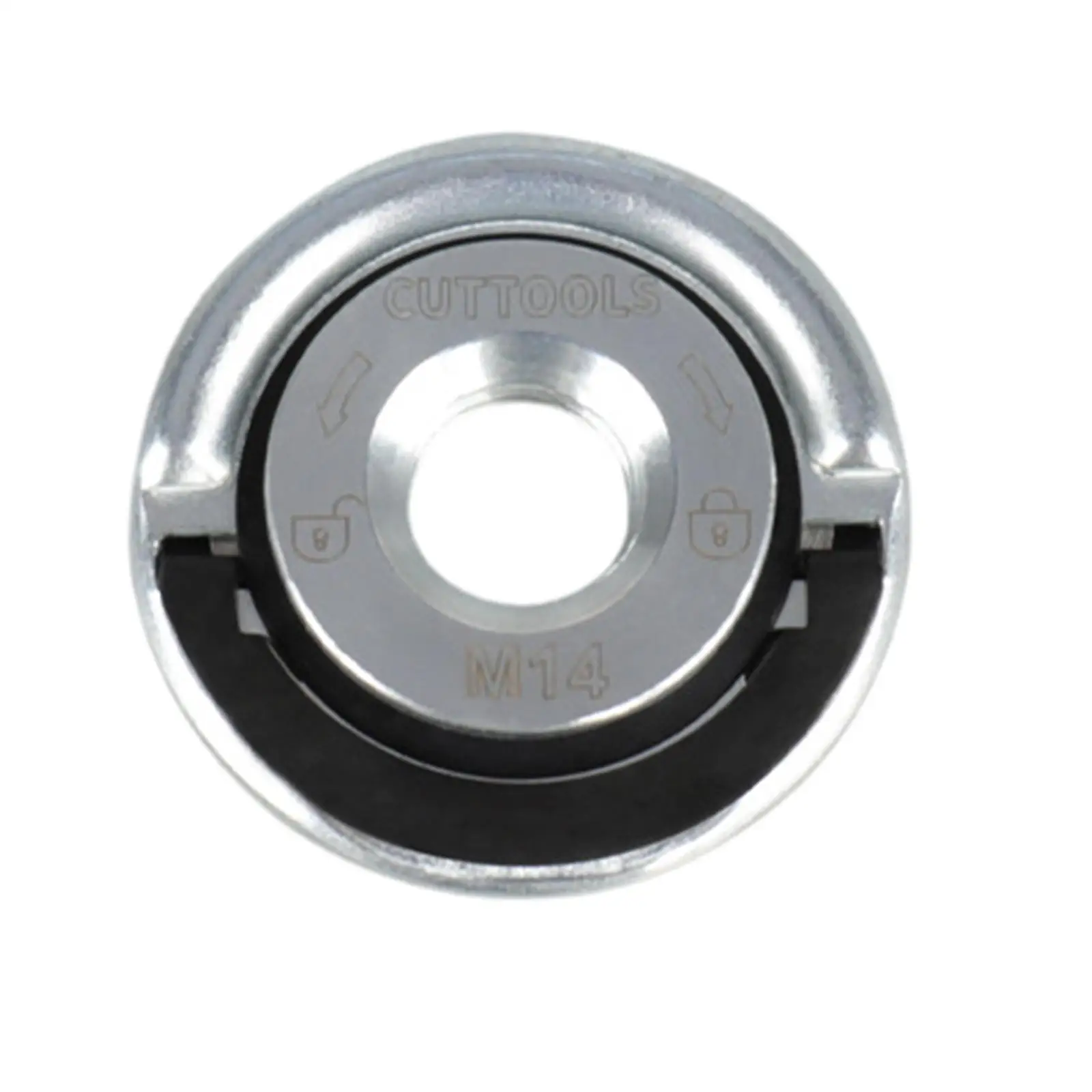 Professional Grinder Locking Nut Carbon Steel Flange Quick Release Accessory for Grinder Plastic Cutting
