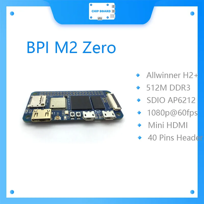 Bpi Zero Banana Pi M2 Zero Allwinner H3+ Open Source Hardware Platform BPI M2 Zero All Ineter Face Same As Raspberry Pi Zero W