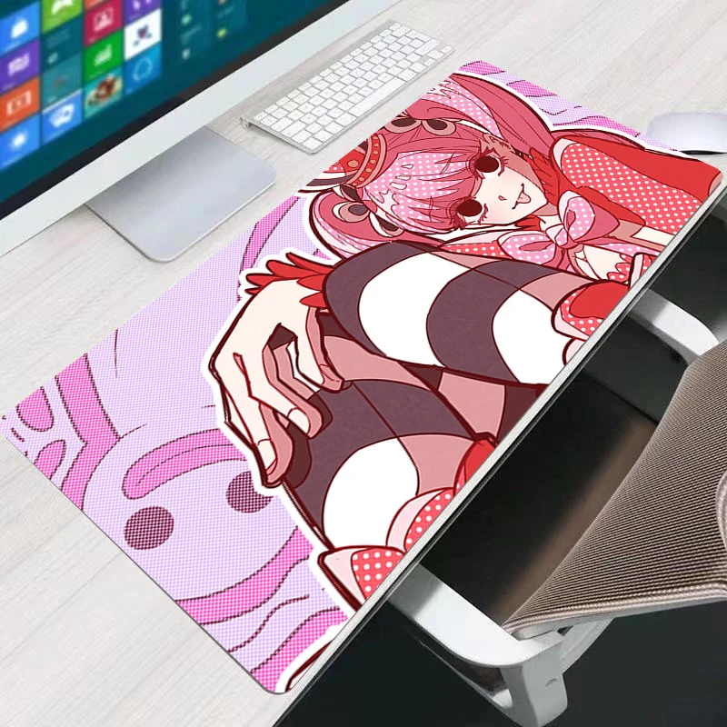 Mouse Pad 90x40cm, peça única, Perona, grande, de borracha, acessórios para jogos de computador, mousepad, tapete de mesa estendido, borda com trava, tapete gamer.