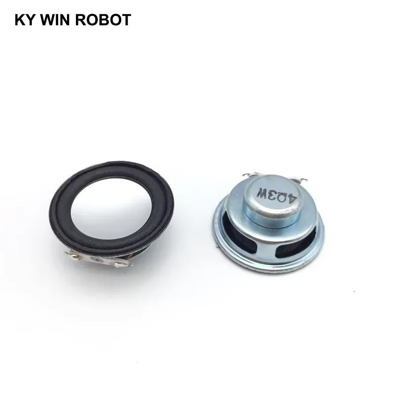 2PCS/Lot High Quality Speaker Horn 3W 4R Diameter 3.6CM 36MM Mini Amplifier Rubber Gasket Loudspeaker Trumpet thickness 17MM