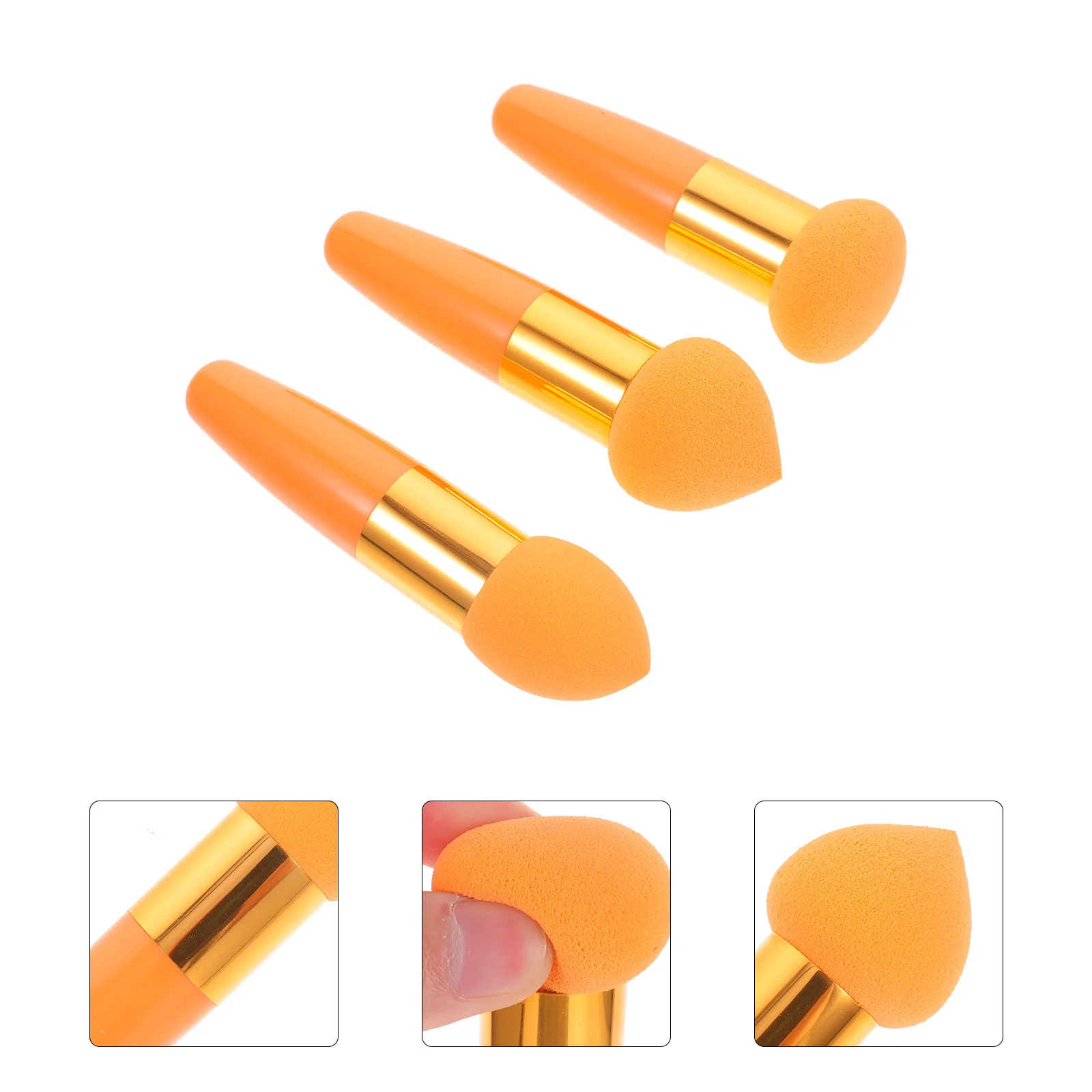 Little Mushroom Makeup Pen Foundation Sponge Brush Portable Beauty Pens Make-up Supplies Gadget Supple Bag