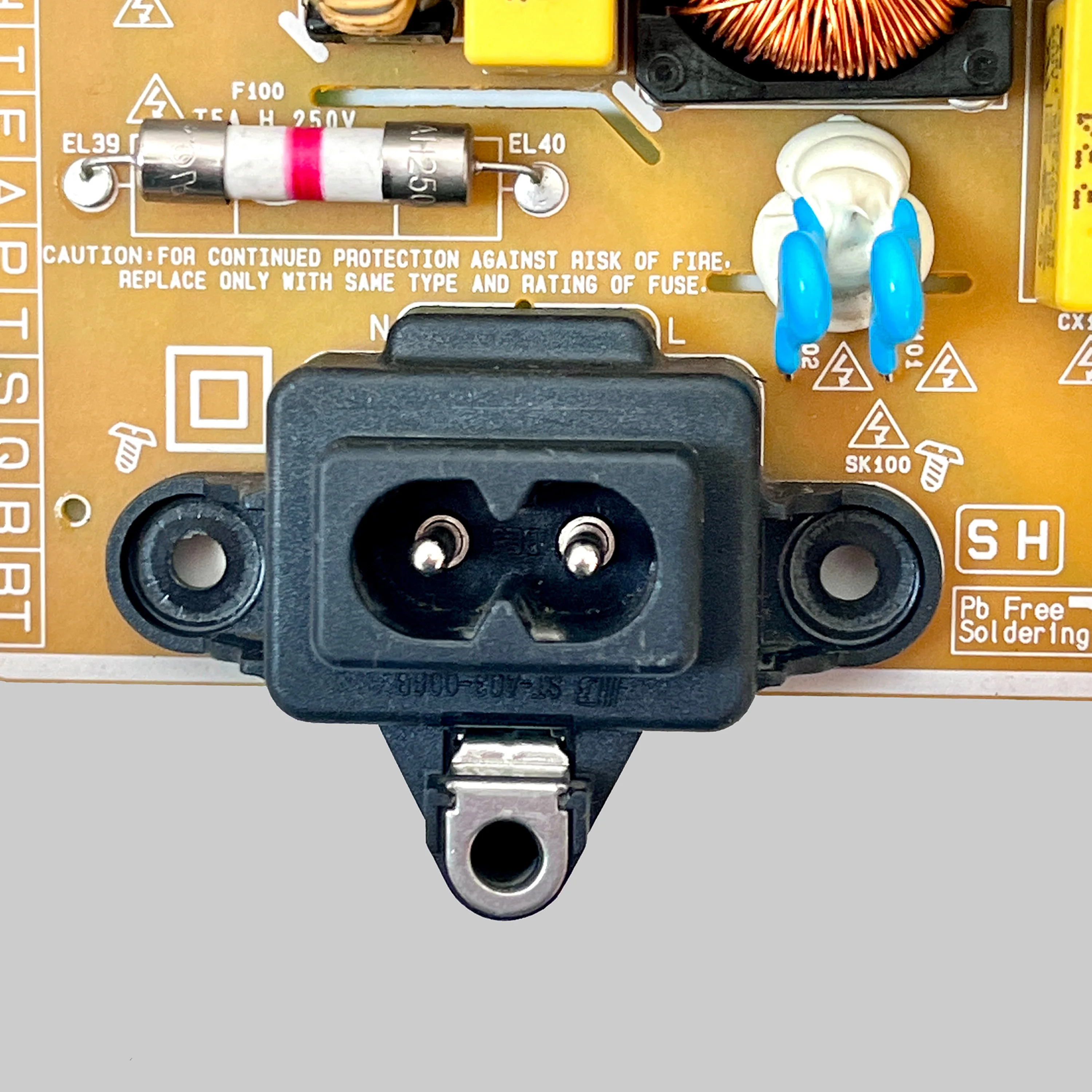 本物のTVパワーボード、eax67189201 (1.6) eay64511101、tvs 49uj6300 49um7300puraアクセサリーで動作します