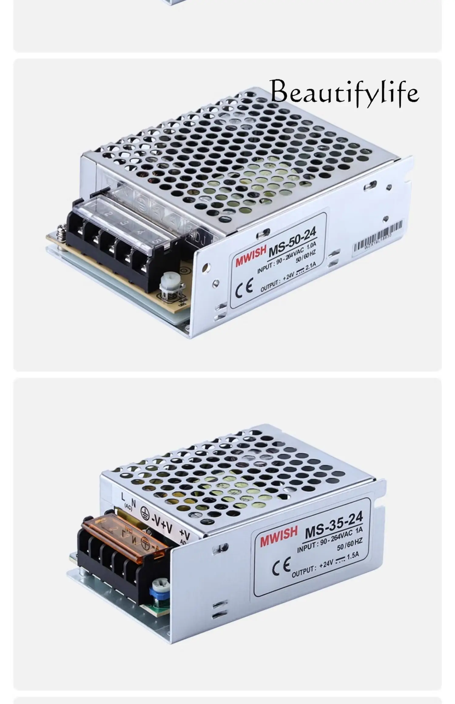 

MS-35W50W100W120W150W small volume 220 to 12V24V DC DC switching power supply