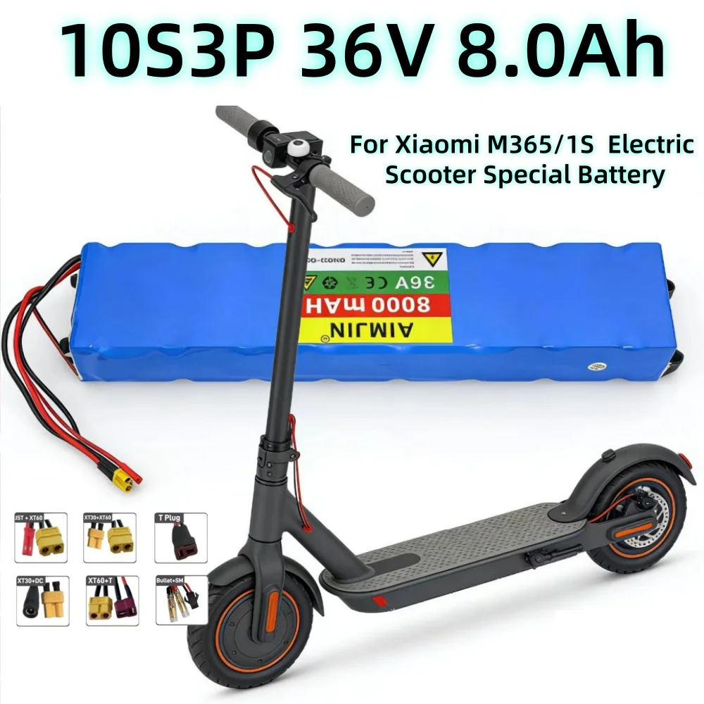 

10S3P 36V 8000mAh Electric Scooter Battery Pack for M365 18650 Lithium Battery for Scooter