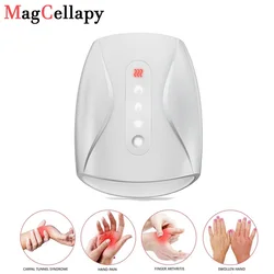 Electric Hand Massager Device Palm Finger Acupoint Wireless Massage with Air Pressure and Heat Compression For Women Beauty