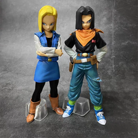 24CM Anime Dragon Ball Z Android 17 18 Figure Android 18 PVC Action Figures Collection Model Toys for Children Christmas Gifts