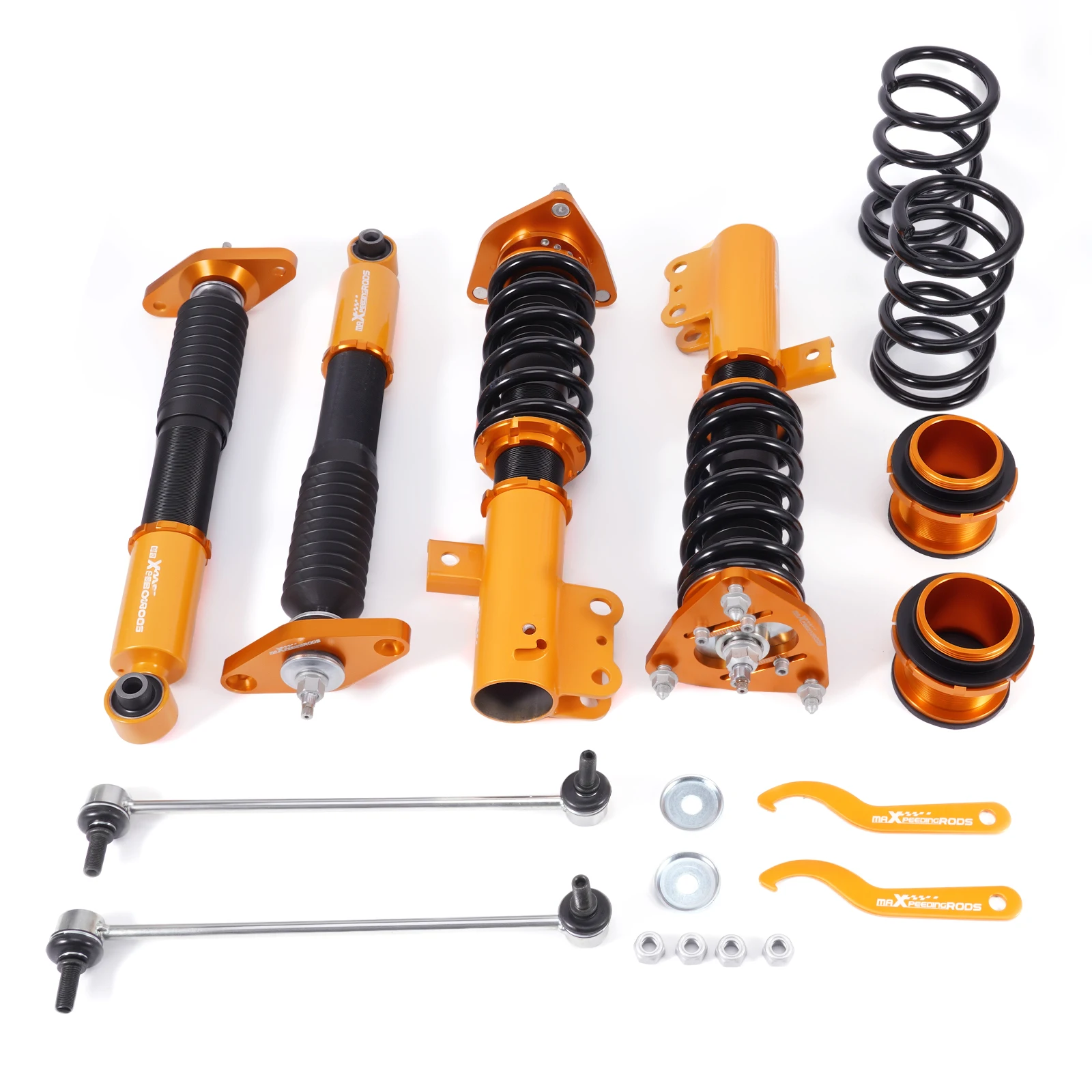4x Coilovers 24-Step Damper Shocks Springs Kit For Hyundai Genesis Coupe 10-16
