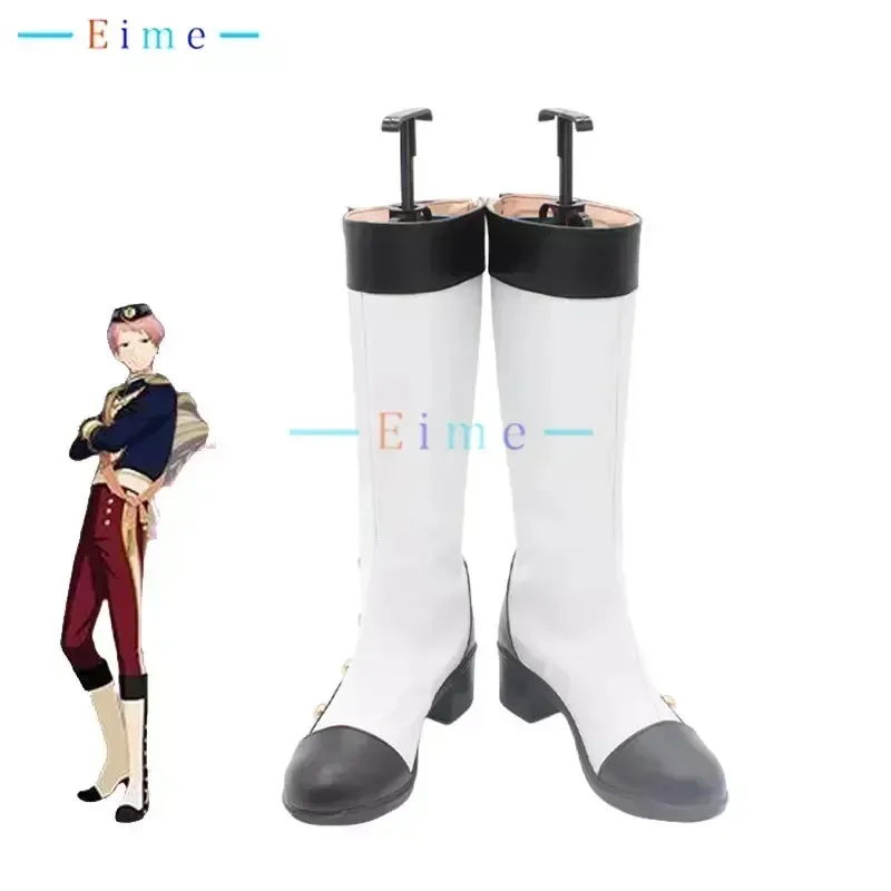 2025 22 XT8Itsuki Shu 게임 앙상블 스타즈 코스프레 소품 PU 가죽 신발 할로윈 카니발 부츠 액세서리 맞춤형 M@XT6!