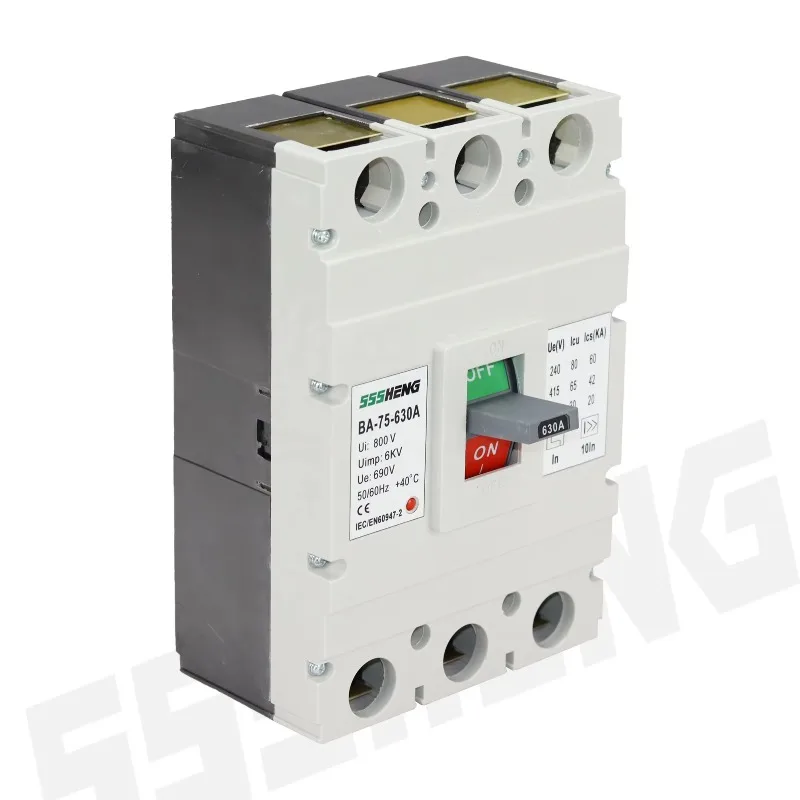 Electrical Supplies VA-75 Series MCCB NM1-630S 3P 65kA Automatic Switches BA75-630A Circuit Breakers