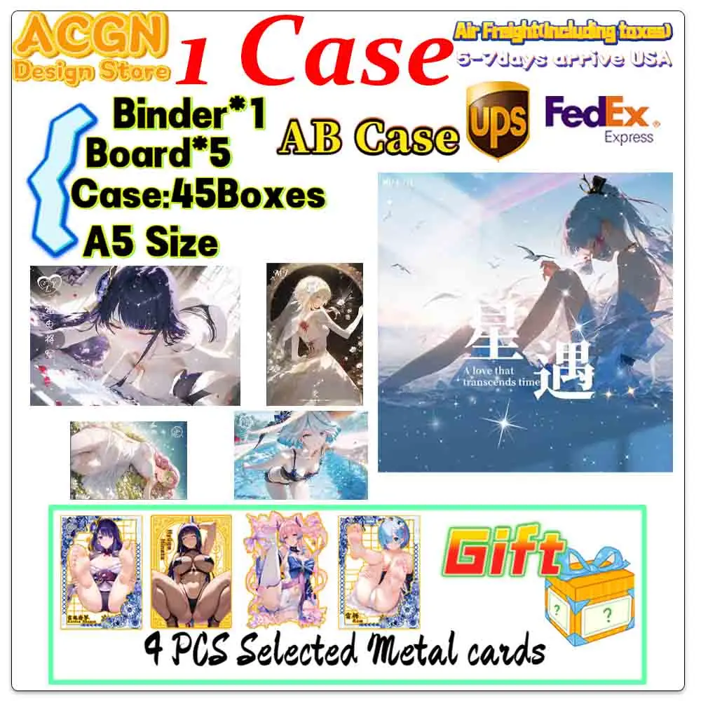 

2025 оптовая продажа, новейший размер A5 Love that Transcends Time, акриловая бумажная доска Waifu Ganyu Palying ACG CCG TCG, подарок для хобби