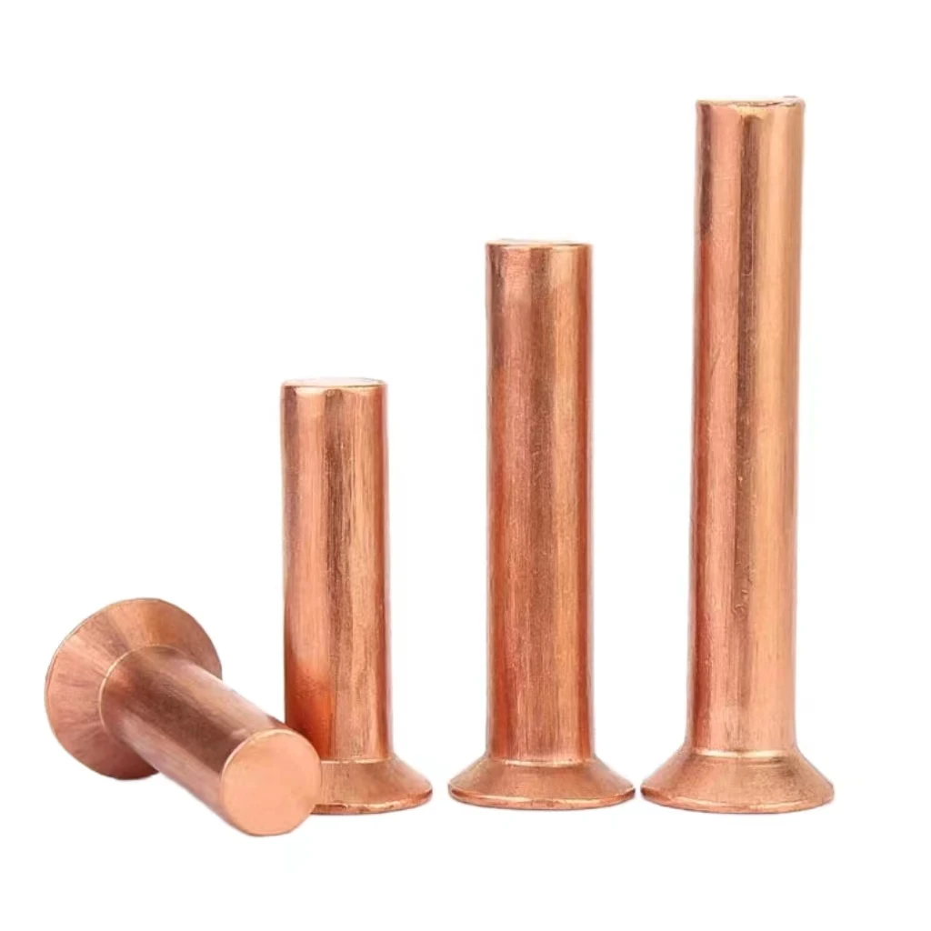 GB869 Countersunk T2 Hit solid flat/countersunk copper rivet M5