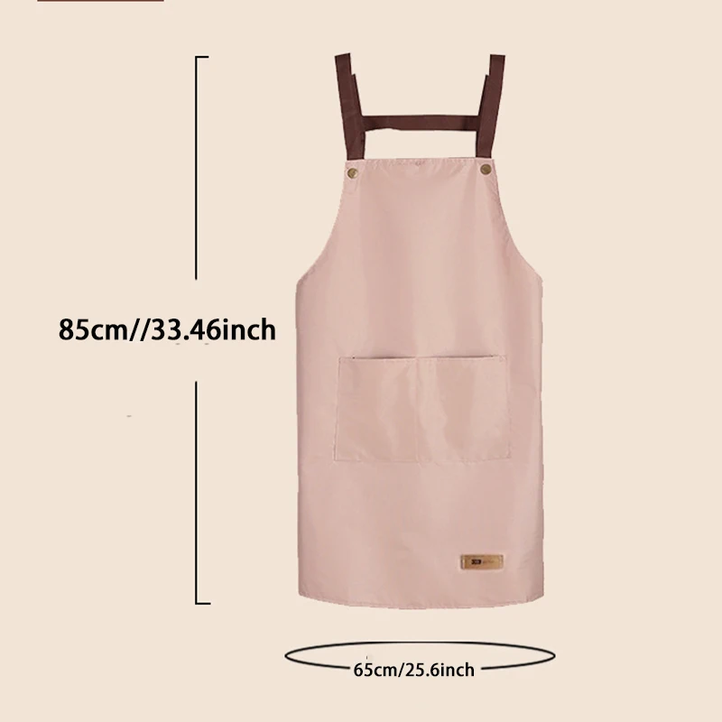 Peppa Pigs Print Kitchen Cooking Apron Cartoon Cotton Kitchen Women Apron for Dinner Party Waterproof Oil-Proof Birthday Gifts