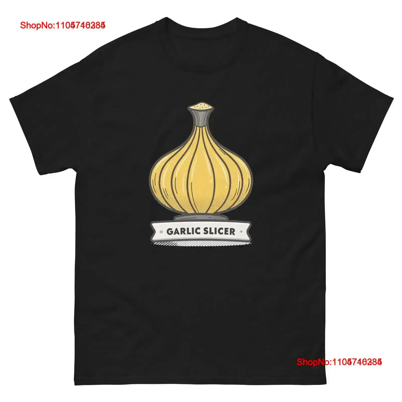 Garlic Slicer Kitchen Home Cooking Culinary Utensil T Shirt vintage Washed fashion designer clothes homme Stylish Slightly