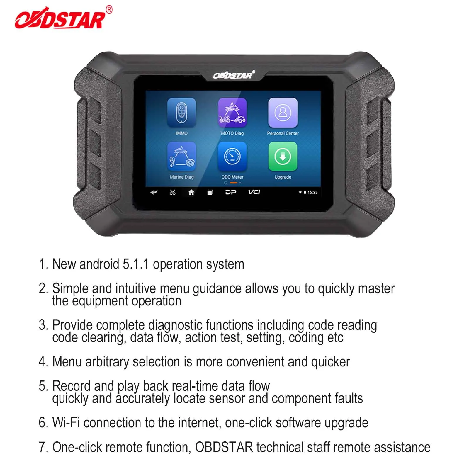 OBDSTAR iScan BRP(Can-am) & Sea-Doo Diagnostic Scanner for Motorcycle and Boat Sea-Doo/ Sportboat