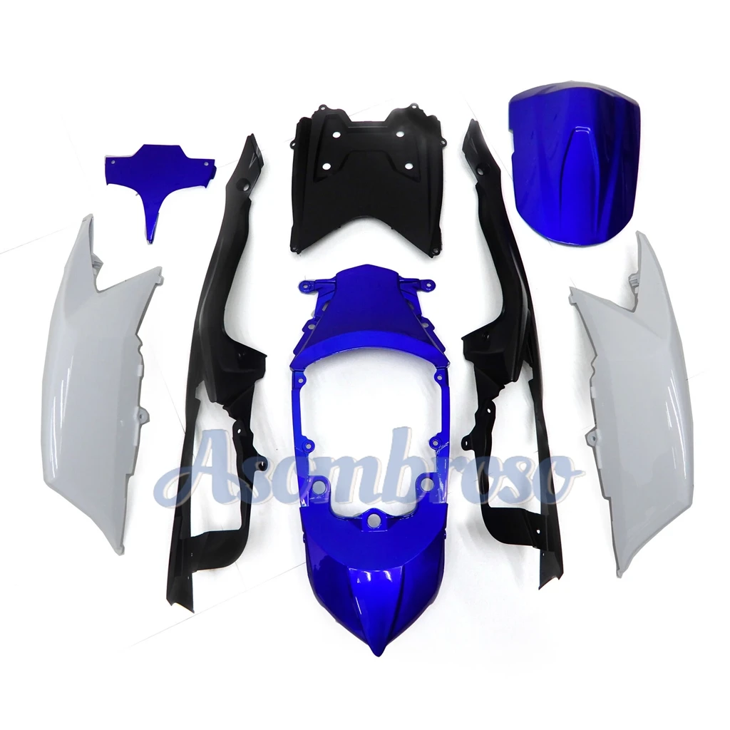 for Suzuki GSXR600 2008 2009 2010 08 09 Motorcycle Fairing Set K8 GSXR 600 GSXR750 Blue/White view 5